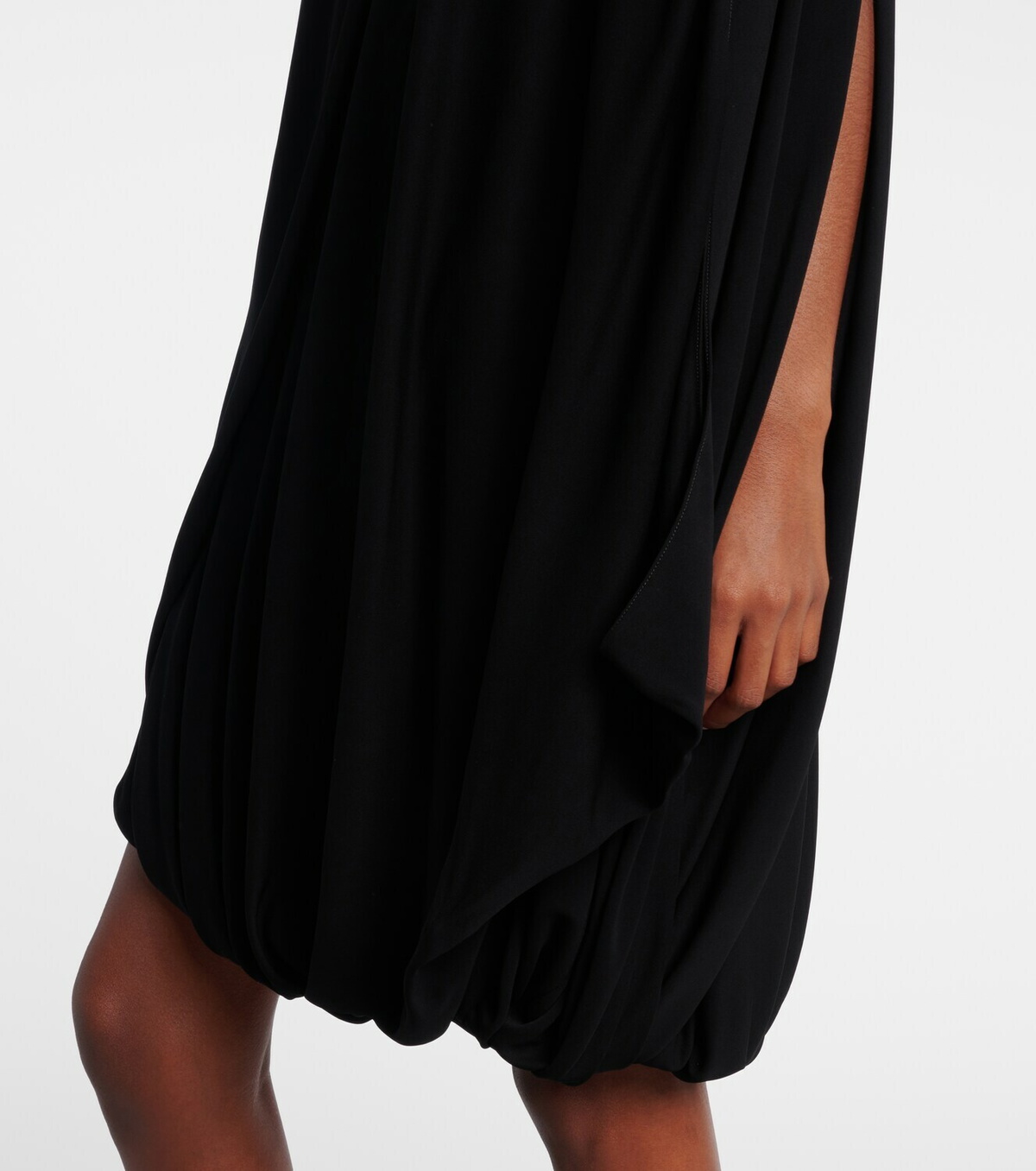 Loewe Asymmetric draped minidress