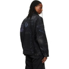 Balenciaga Black Oversized Denim Jacket
