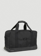 Logo Motif Weekend Bag in Black