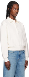 Citizens of Humanity Off-White Remi Collared Sweatshirt