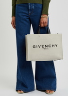 Givenchy G-Tote Medium Logo Canvas bag - Beige - One Size