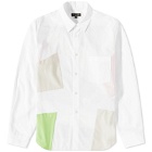 Comme des Garçons Homme Plus Men's Multi Patch Shirt in White/Multi