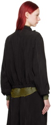 Gabriela Coll Garments Black No.261 Bomber Jacket