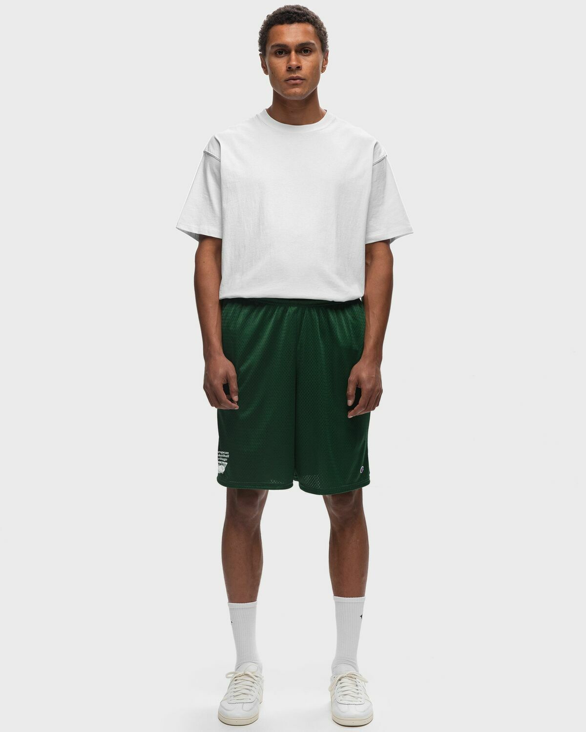Bstn Brand Ebh Mesh Shorts Green Sport & Team Shorts