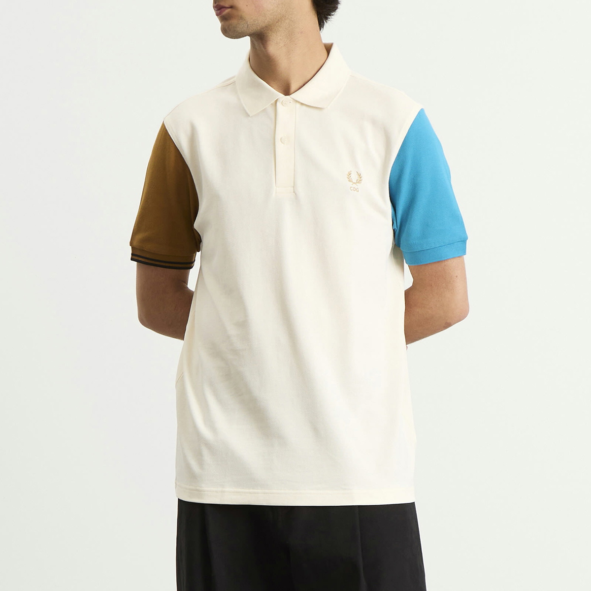 Comme des Garçons SHIRT Men's X Fred Perry Polo Shirt in Multi