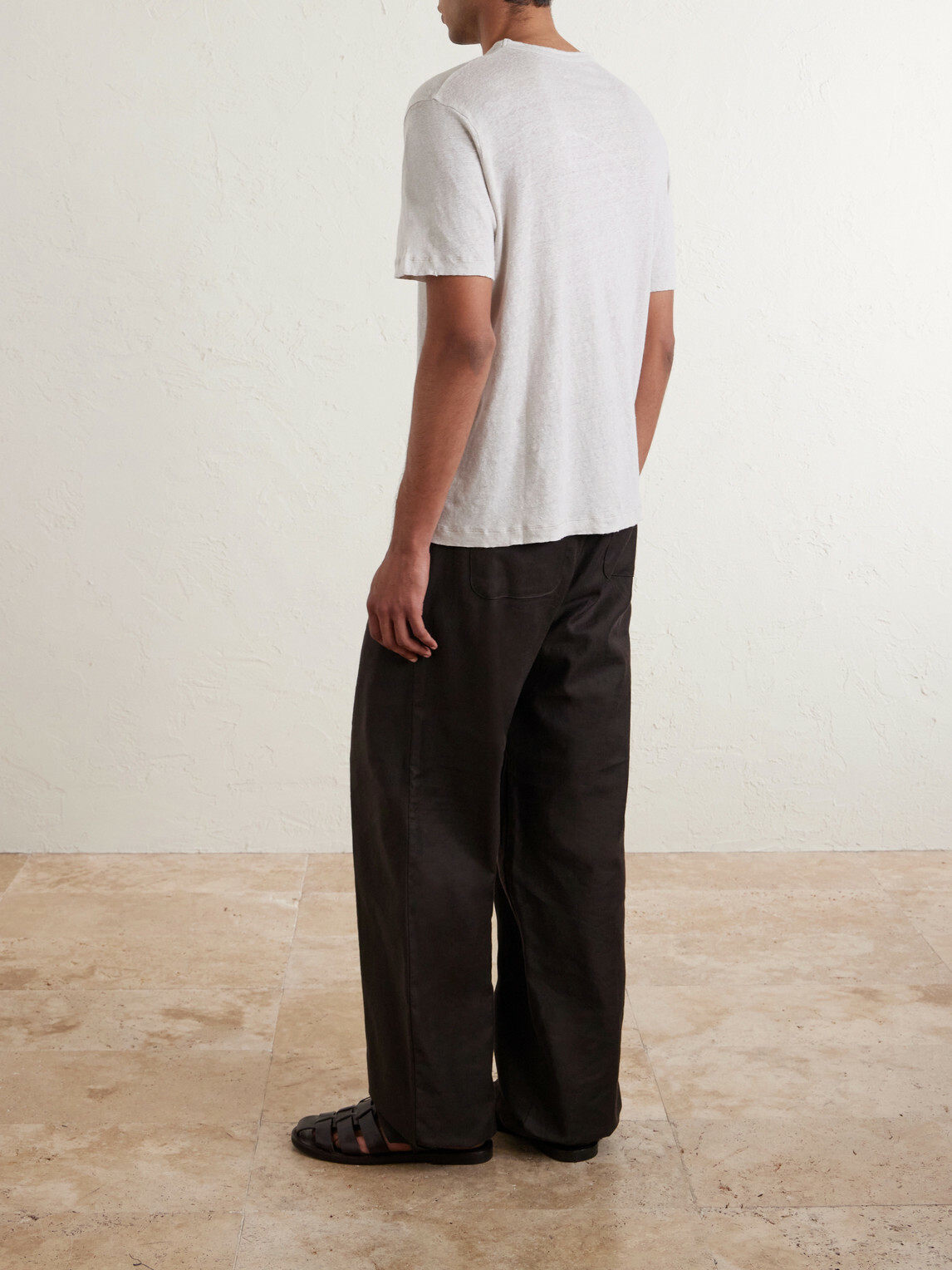 Hartford - Linen-Jersey T-Shirt - Gray