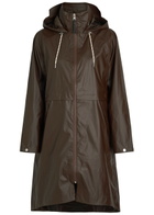 Varley Kirsten Hooded Rainshell Coat Brown