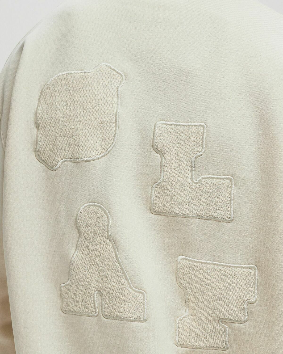 ØLÅF VARSITY CREWNECK White Mens Sweatshirt