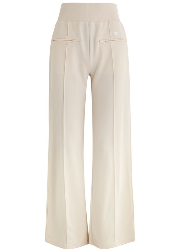 Photo: Courrèges Interlock Logo Jersey Sweatpants Natural