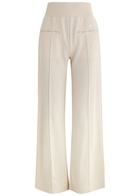 Courrèges Interlock Logo Jersey Sweatpants Natural