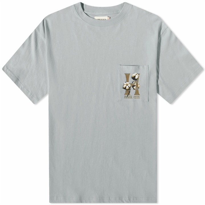 Photo: Honor the Gift Men's Cotton H Pocket T-Shirt in Slate
