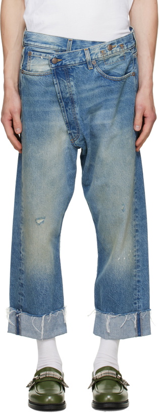 Photo: R13 Blue Crossover Jeans