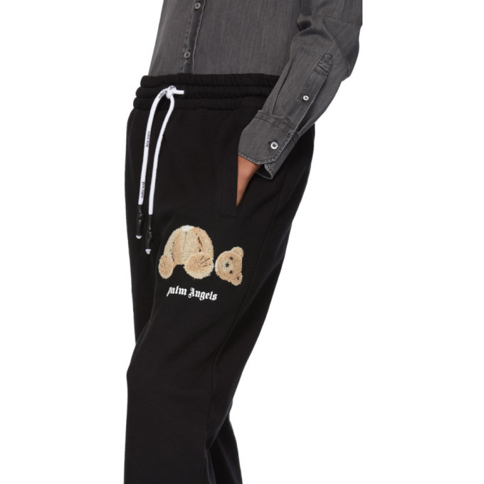 Palm Angels Black Mini Kill The Bear Lounge Pants