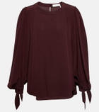 Chloé Silk crêpe de chine blouse