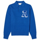 Axel Arigato Men's Team Polo Sweater in Bright Blue