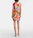 Pucci Orchidee silk twill minidress