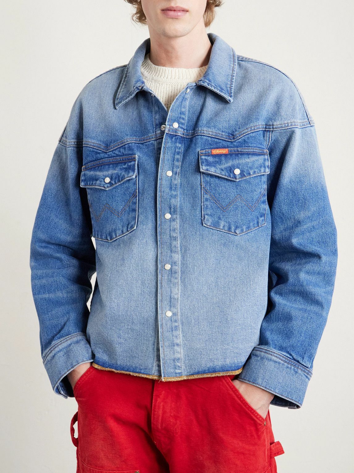 Cherry Los Angeles - Wrangler Denim Jacket - Blue CHERRY LA