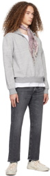 Acne Studios Gray Half-Zip Sweater