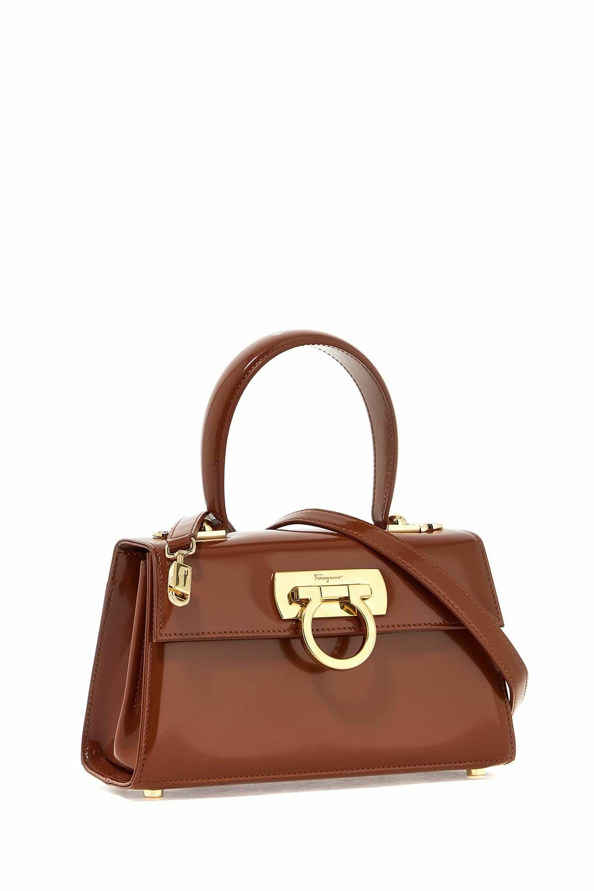 FERRAGAMO iconic top handle handbag Brown Salvatore Ferragamo