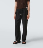 Vilebrequin Pacha linen wide-leg pants