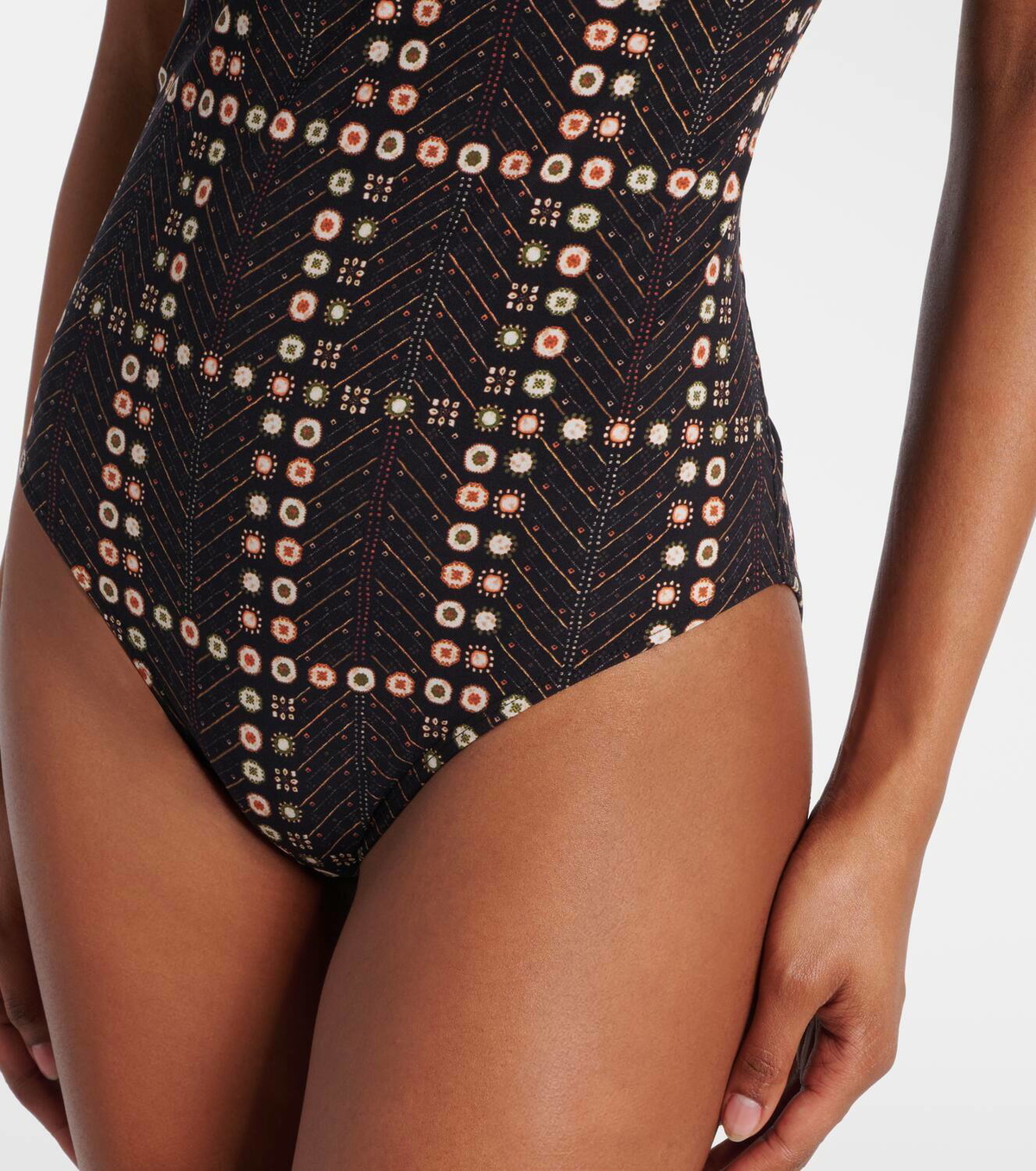 Marant Etoile Siciliyage ruffled one-shoulder swimsuit