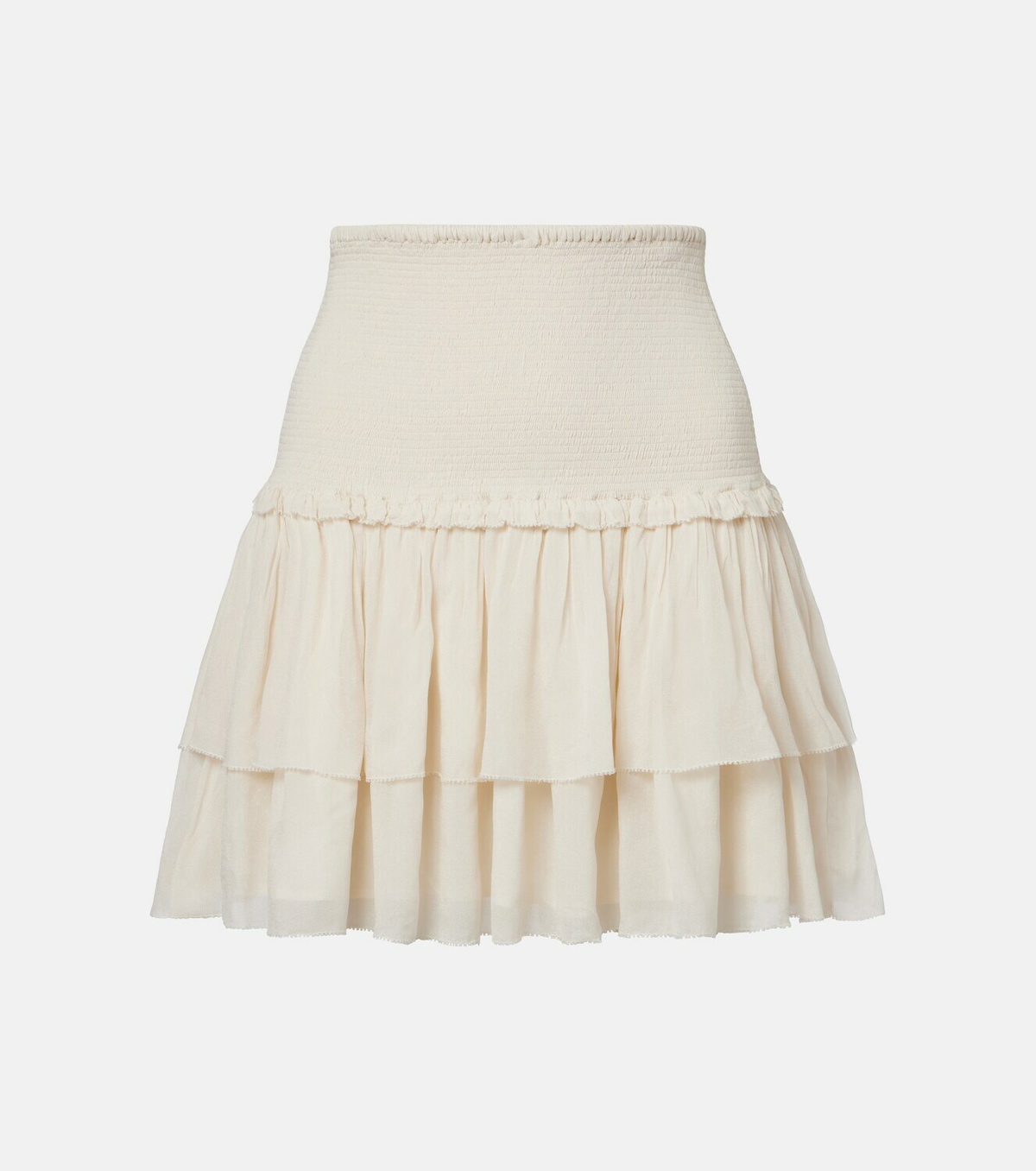Poupette St Barth Farrah tiered miniskirt
