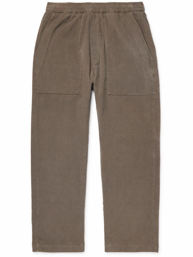 Photo: Barena - Straight-Leg Stretch-Cotton Corduroy Trousers - Neutrals