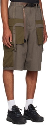 Archival Reinvent Brown Belted Shorts