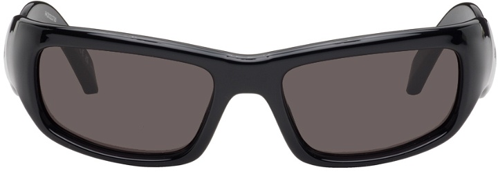 Photo: Balenciaga Black Hamptons Rectangle Sunglasses