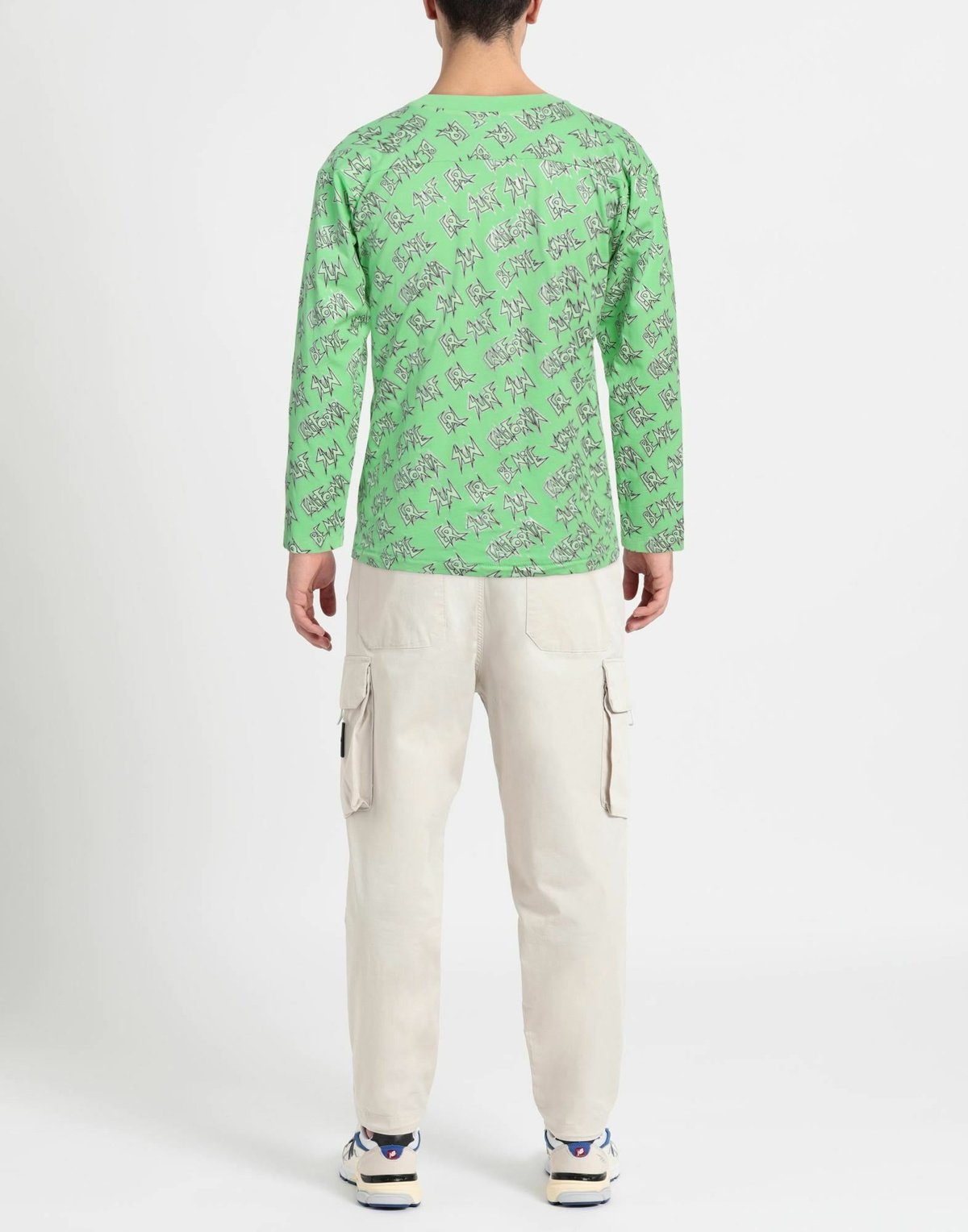 Erl Mens T-shirt Lime in Green