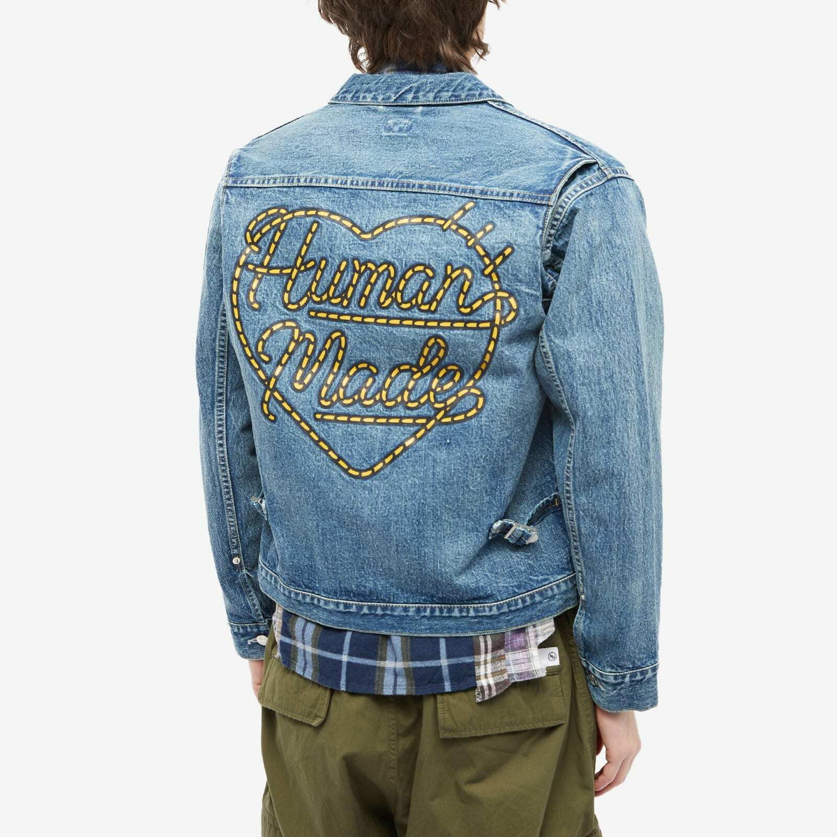Human Made Men's Denim Work Jacket in Indigo Human Made