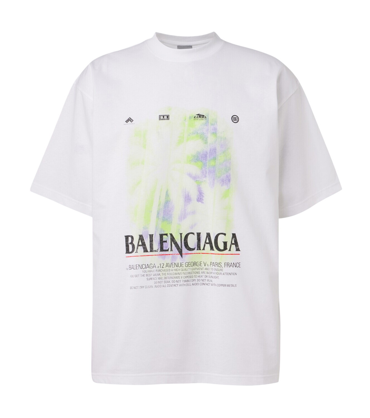 Balenciaga White Kering T-Shirt Balenciaga