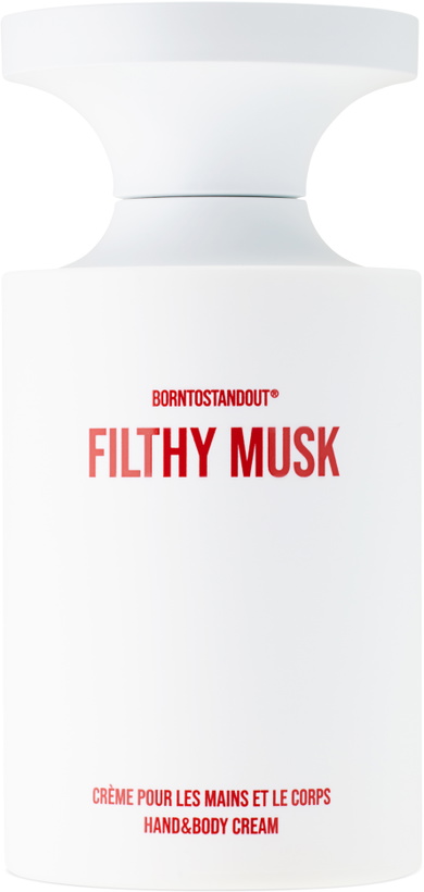 Photo: BORNTOSTANDOUT Filthy Musk Hand & Body Cream, 350 mL