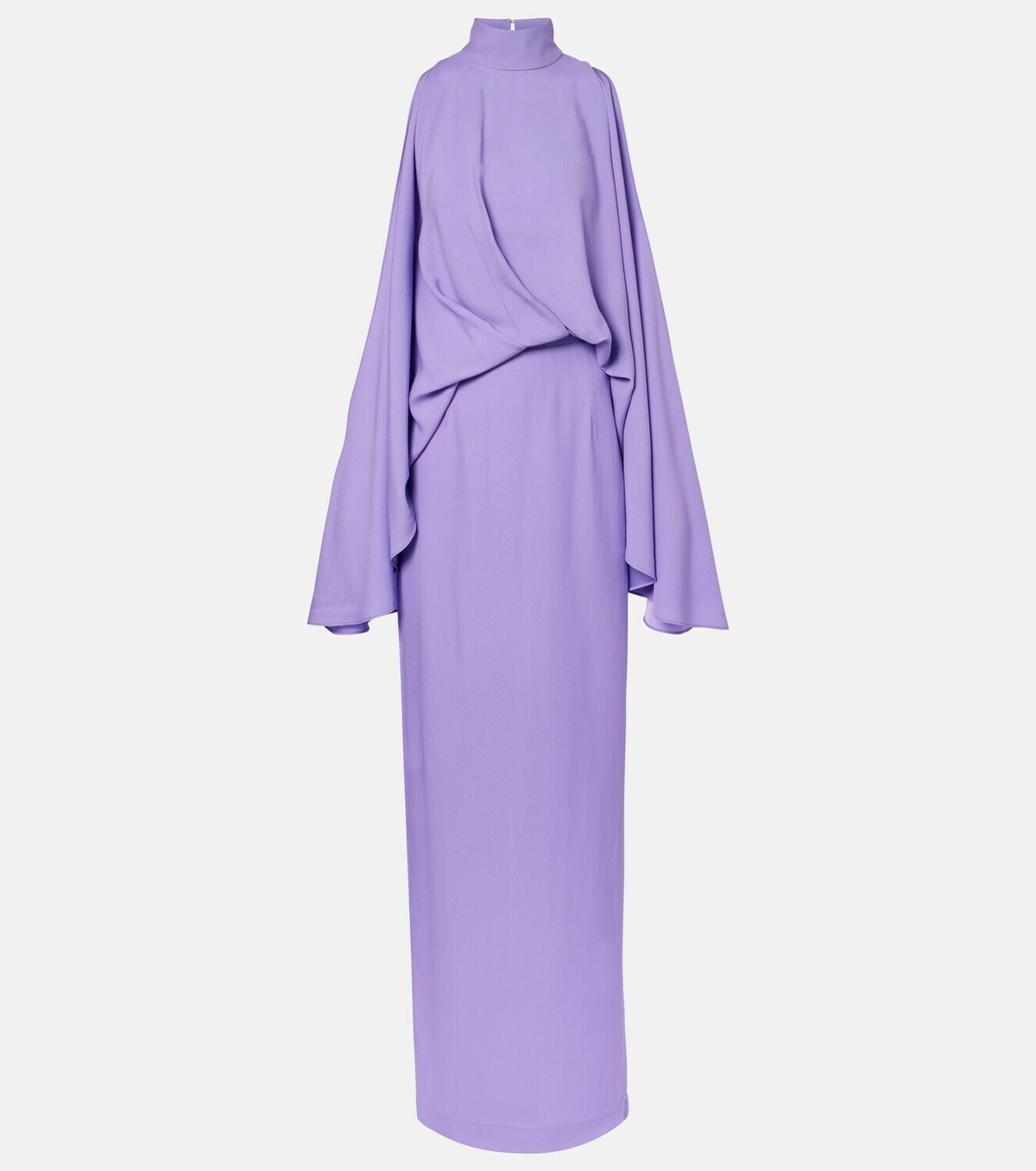 Taller Marmo Bacall draped satin gown