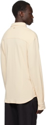 Agnona Off-White Button-Up Shirt