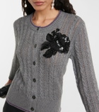 Erdem - Estelle wool and silk cardigan