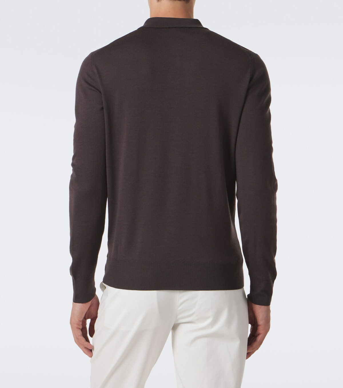 Canali Virgin wool polo sweater