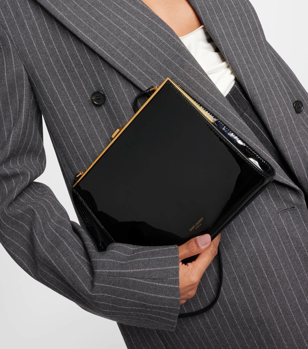 Saint Laurent Le Anne-Marie patent leather shoulder bag