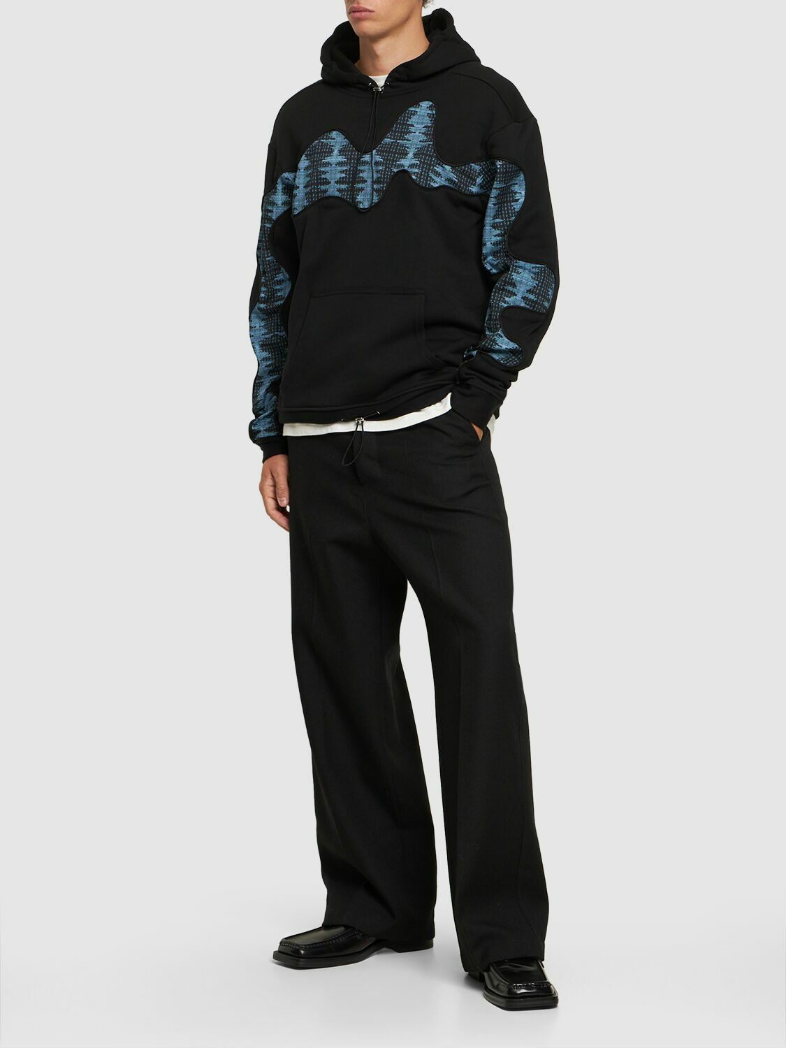 AHLUWALIA - Printed Cotton Hoodie