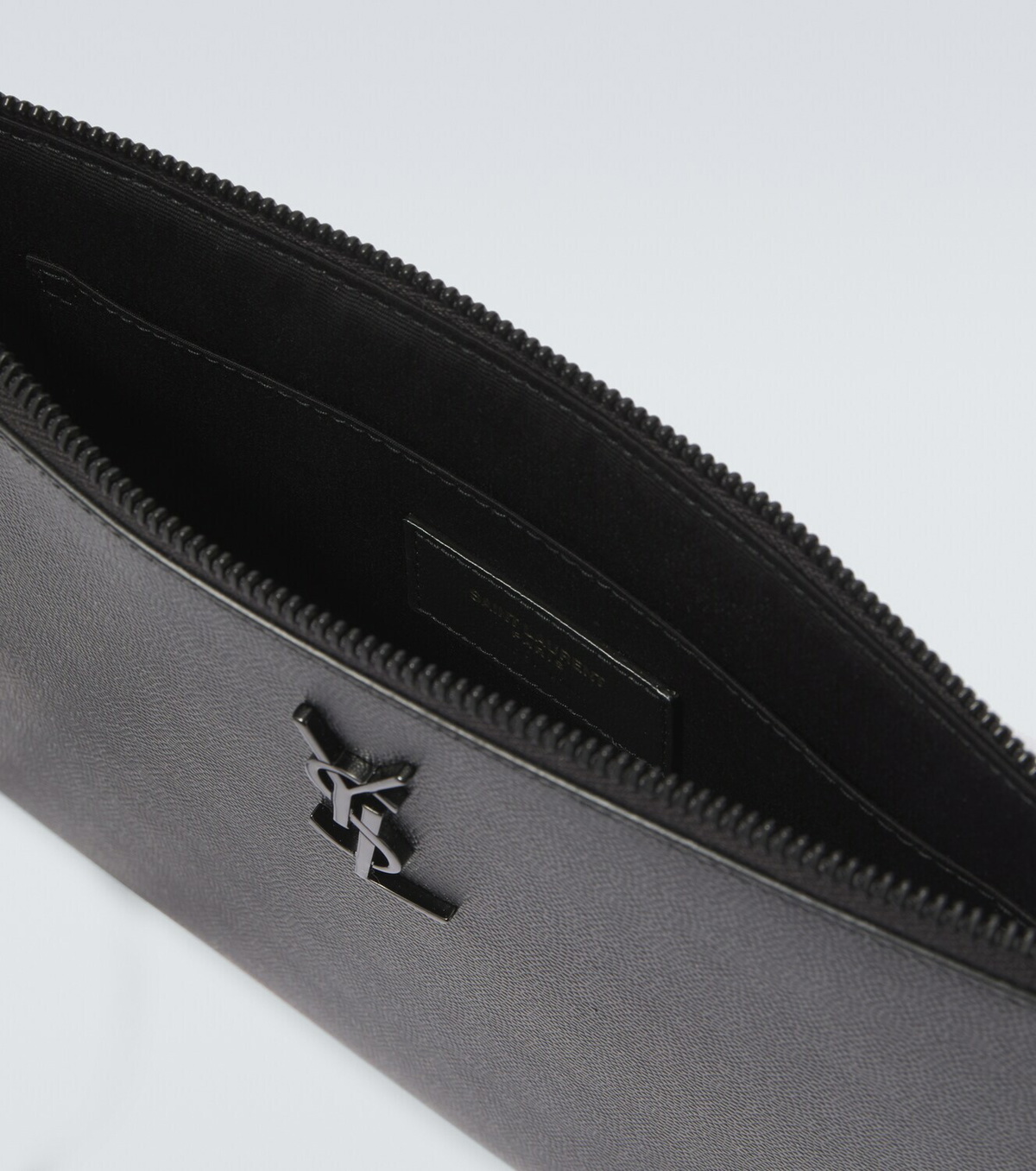 Saint Laurent Paris leather tablet pouch