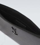 Saint Laurent Paris leather tablet pouch