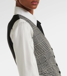 Dolce&Gabbana Prince of Wales check wool-blend vest