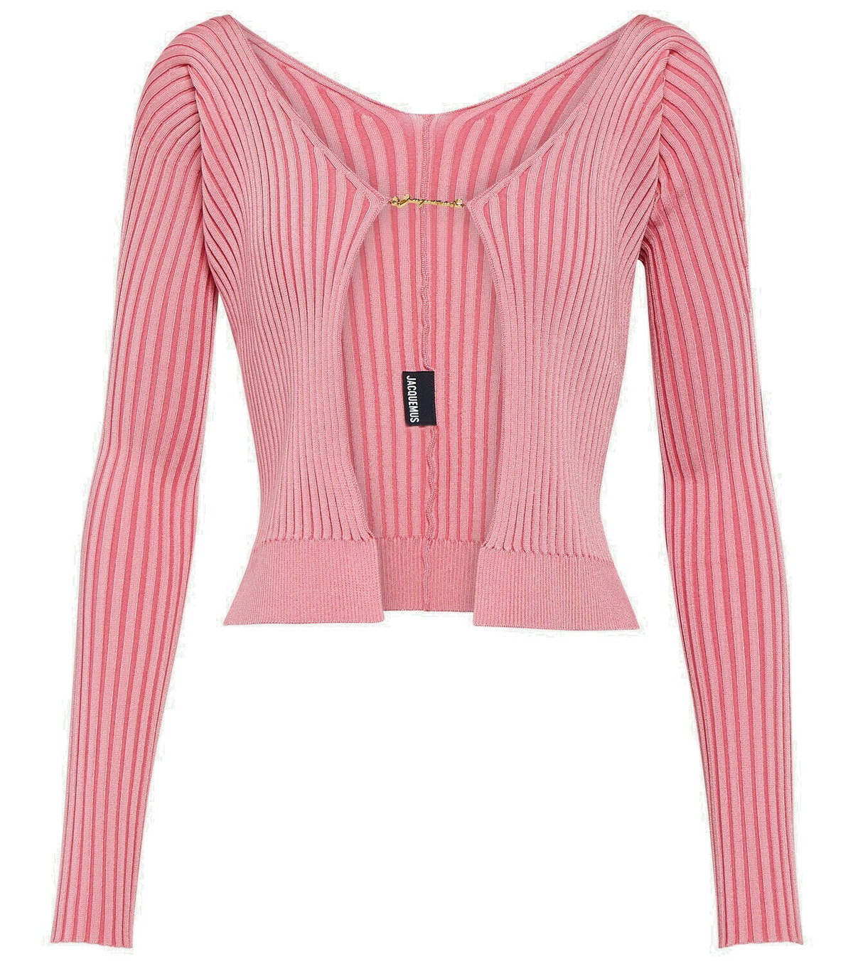 トップス JACQUEMUS La maille pral longue cardigan La Maille Pralu Longue cardigan in red - Jacquemus | Mytheresa