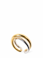 CHARLOTTE CHESNAIS Bague Initial Vermeil & Silver Ring