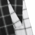 Alexander McQueen Men's Check Scarf in Black/Ivory 