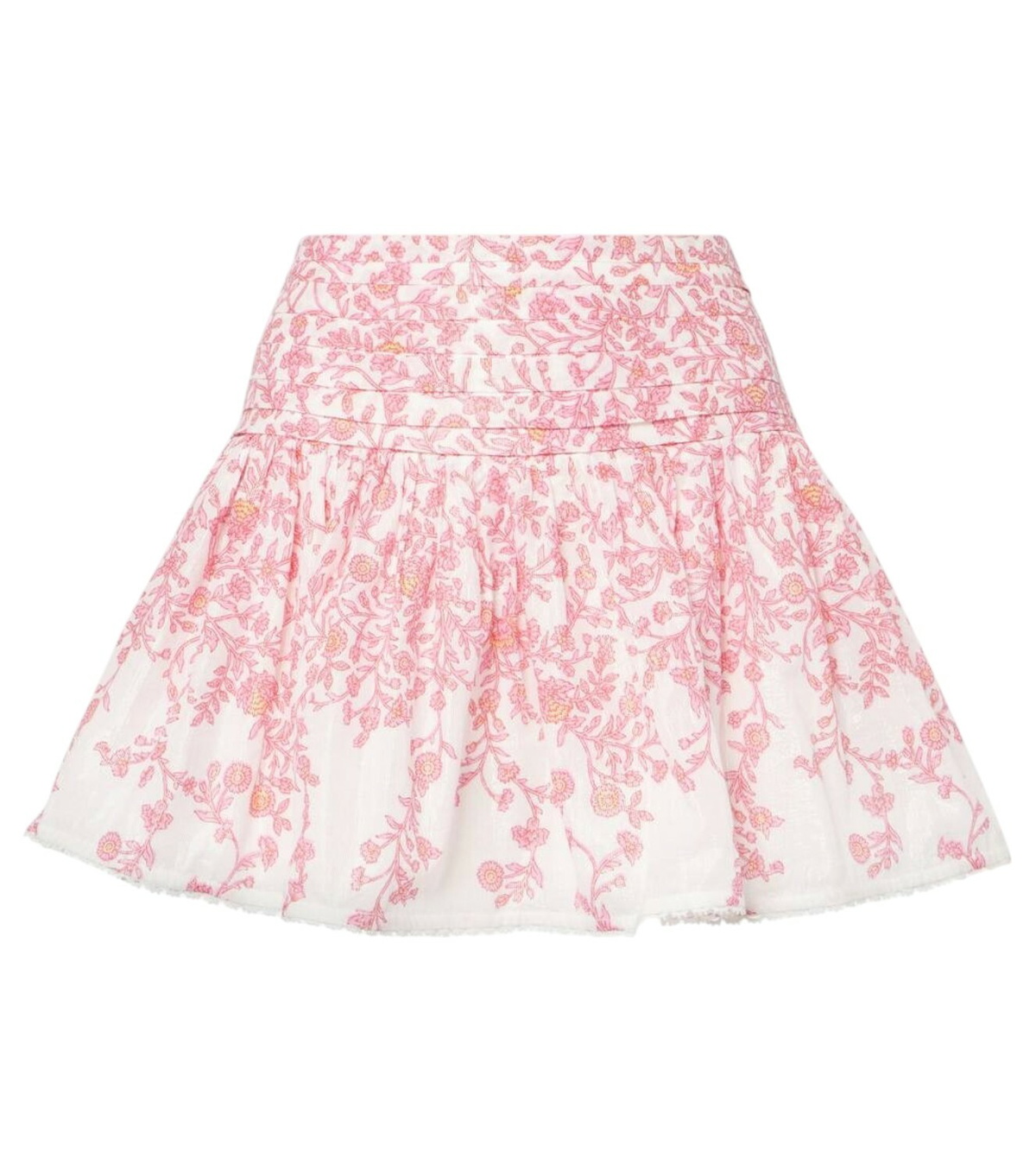 Poupette St Barth Tiered cotton maxi skirt Poupette St Barth