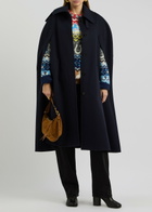 Stella Mccartney Wool Cape Black