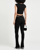 Andreādamo Womens Pants in Black