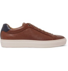 Hugo Boss - Mirage Full-Grain Leather Sneakers - Men - Brown