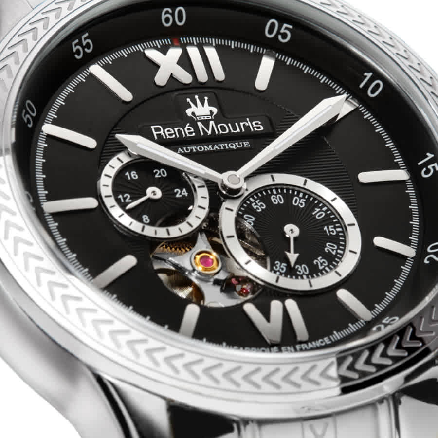 Rene Mouris Corona Black Dial Mens Watch 70106RM2